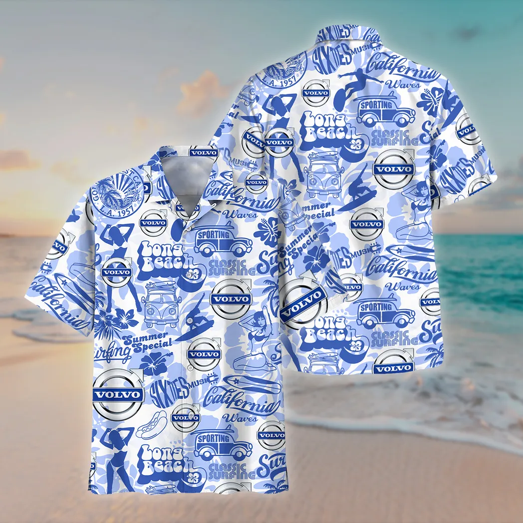 Volvo Hawaiian Shirt For Men, Gift For Volvo Lovers CAR201030725609