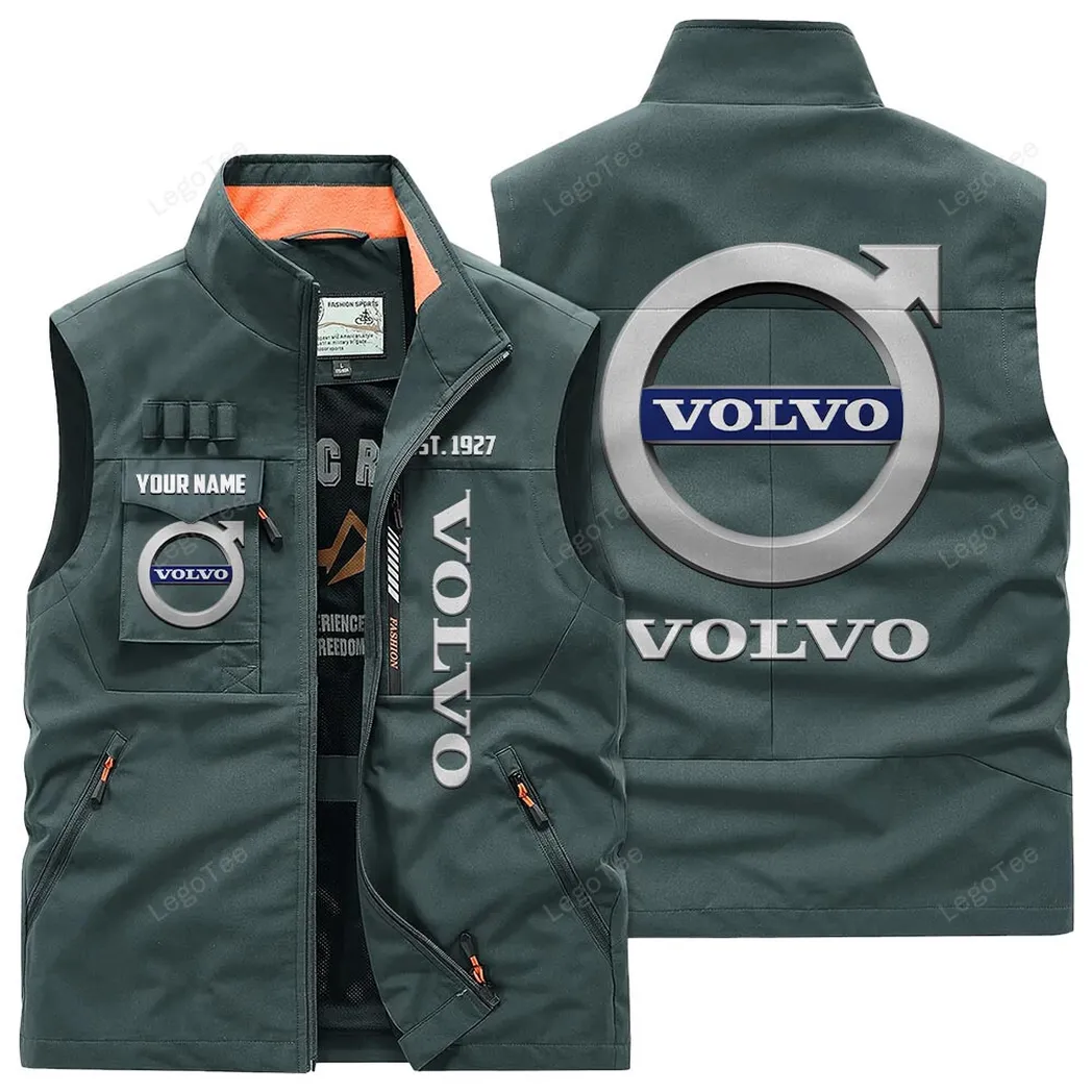 Volvo Outdoor Sleeveless Vest, Gift For Volvo Lovers, Gift For Him, Husband, Boyfriend - Bean Green CAR132021325928-2