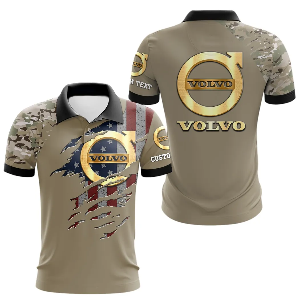 Volvo Polo Shirt, Gift For Volvo Lovers, Gift For Him, Husband, Boyfriend CAR46021725108-2