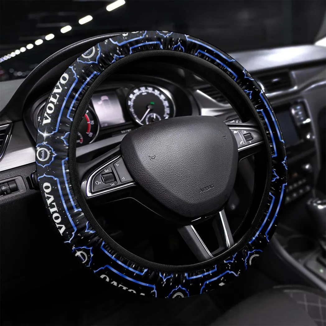 Volvo Steering Wheel Cover, Personalized Gifts For Him, Boyfriend, Husband - Blue CAR55021425230