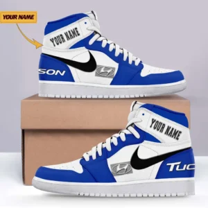 Hyundai tucson Air Jordan 1 High Sneakers, Nike Sneaker For Hyundai tucson Lovers CAR317032425683 - Blue