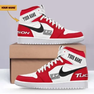 Hyundai tucson Air Jordan 1 High Sneakers, Nike Sneaker For Hyundai tucson Lovers CAR317032425683 - Red