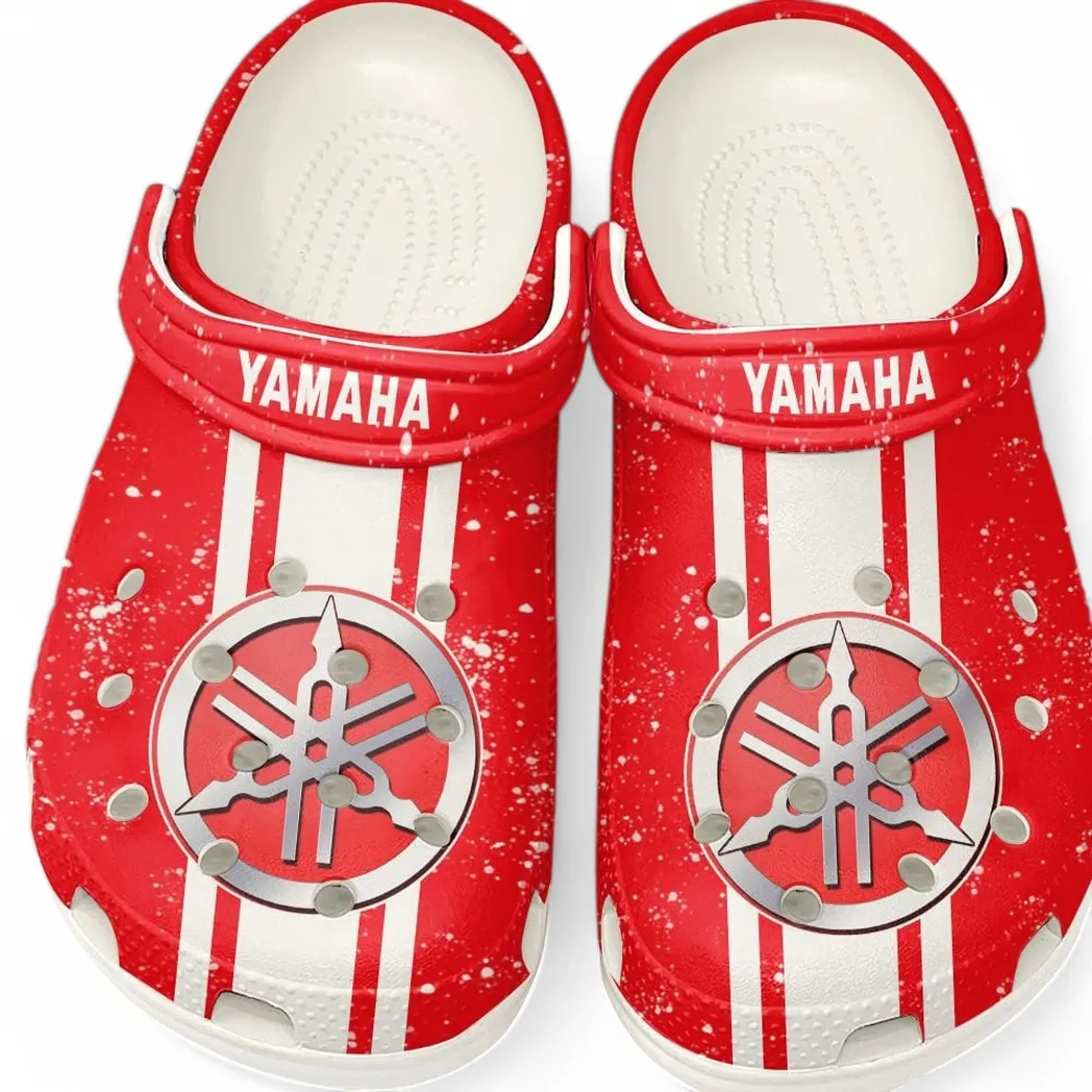 Yamaha Crocs, Gift For Yamaha Lovers, Gift For Him, Husband, Boyfriend CAR62022025102 - White