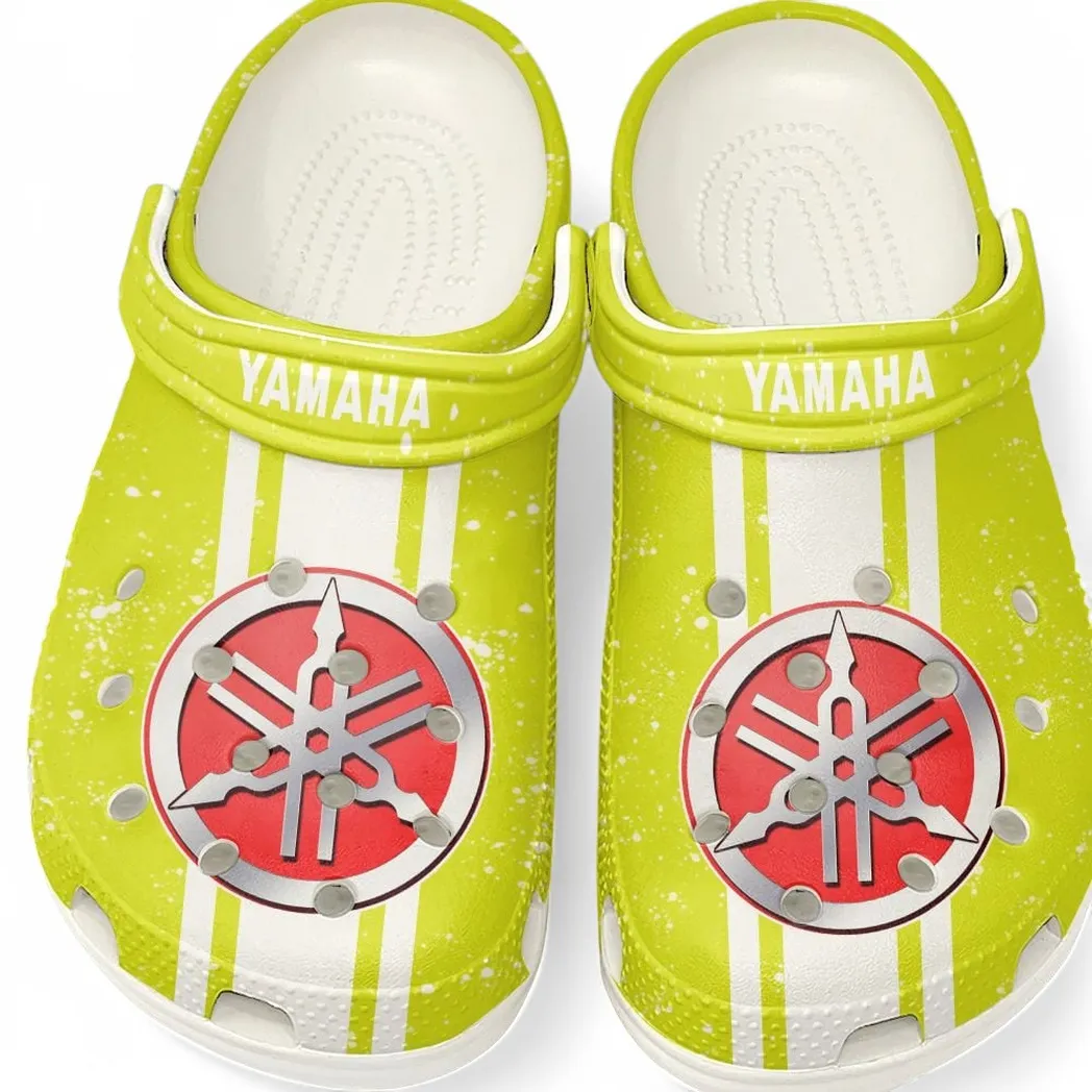 Yamaha Crocs, Gift For Yamaha Lovers, Gift For Him, Husband, Boyfriend CAR62022025120 - White