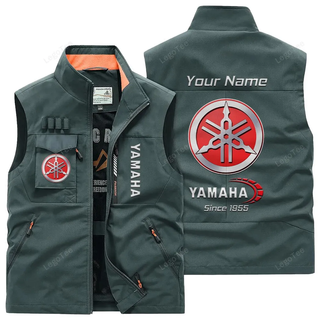 Yamaha Outdoor Sleeveless Vest, Gift For Yamaha Lovers, Gift For Him, Husband, Boyfriend - Bean Green CAR131021325710-2