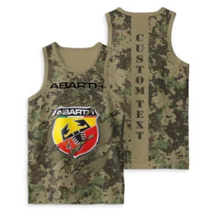 Abarth Tank Top Camo Style, All Over Print Tank Top For Men ABTT1004052025