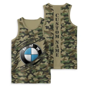 BMW Tank Top Camo Style, All Over Print Tank Top For Men BMTT1504042025