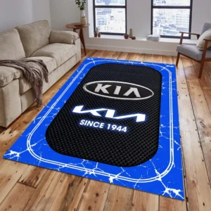 Kia Rug, Gift For Kia Lovers, Gift For Him, Husband, Boyfriend CAR15203142543 - Blue