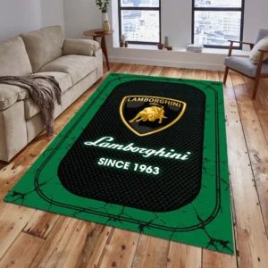 Lamborghini Rug, Gift For Lamborghini Lovers, Gift For Him, Husband, Boyfriend CAR15203142544 - Green