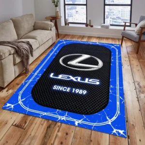 Lexus Rug, Gift For Lexus Lovers, Gift For Him, Husband, Boyfriend CAR15203142546 - Blue