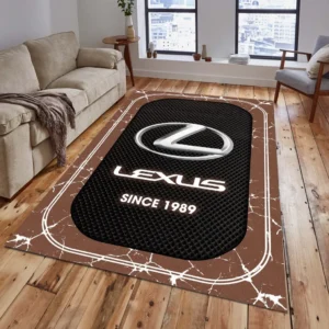 Lexus Rug, Gift For Lexus Lovers, Gift For Him, Husband, Boyfriend CAR15203142546 - Brown