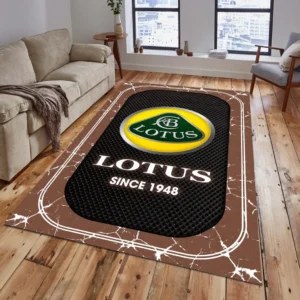 Lotus Rug, Gift For Lotus Lovers, Gift For Him, Husband, Boyfriend CAR15203142548 - Brown