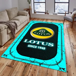 Lotus Rug, Gift For Lotus Lovers, Gift For Him, Husband, Boyfriend CAR15203142548 - Cyan