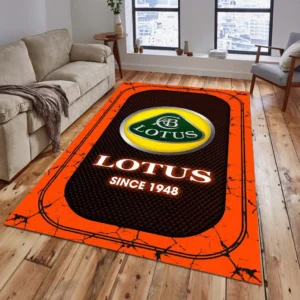 Lotus Rug, Gift For Lotus Lovers, Gift For Him, Husband, Boyfriend CAR15203142548 - Orange