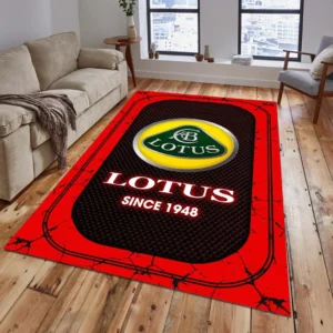 Lotus Rug, Gift For Lotus Lovers, Gift For Him, Husband, Boyfriend CAR15203142548 - Red