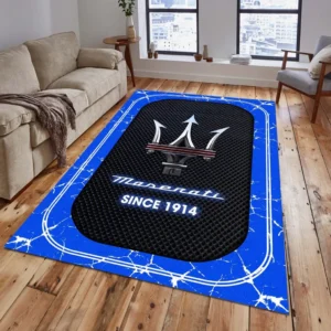 Maserati Rug, Gift For Maserati Lovers, Gift For Him, Husband, Boyfriend CAR15203142549 - Blue