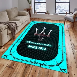 Maserati Rug, Gift For Maserati Lovers, Gift For Him, Husband, Boyfriend CAR15203142549 - Cyan