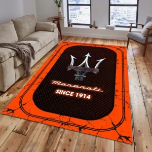 Maserati Rug, Gift For Maserati Lovers, Gift For Him, Husband, Boyfriend CAR15203142549 - Orange