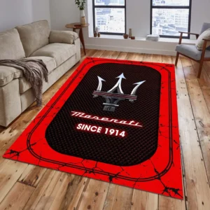 Maserati Rug, Gift For Maserati Lovers, Gift For Him, Husband, Boyfriend CAR15203142549 - Red