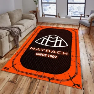 Maybach Rug, Gift For Maybach Lovers, Gift For Him, Husband, Boyfriend CAR15203142550 - Orange