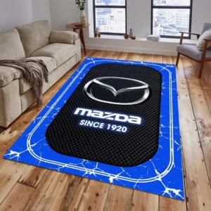 Mazda Rug, Gift For Mazda Lovers, Gift For Him, Husband, Boyfriend CAR15203142551 - Blue