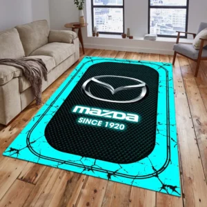 Mazda Rug, Gift For Mazda Lovers, Gift For Him, Husband, Boyfriend CAR15203142551 - Cyan