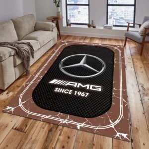 Mercedes-AMG Rug, Gift For Mercedes-AMG Lovers, Gift For Him, Husband, Boyfriend CAR15203142553 - Brown