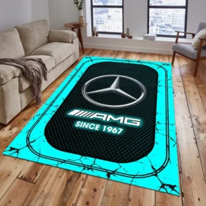 Mercedes-AMG Rug, Gift For Mercedes-AMG Lovers, Gift For Him, Husband, Boyfriend CAR15203142553 - Cyan