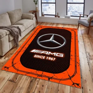 Mercedes-AMG Rug, Gift For Mercedes-AMG Lovers, Gift For Him, Husband, Boyfriend CAR15203142553 - Orange