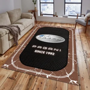 Pagani Rug, Gift For Pagani Lovers, Gift For Him, Husband, Boyfriend CAR15203142564 - Brown