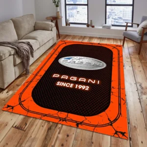 Pagani Rug, Gift For Pagani Lovers, Gift For Him, Husband, Boyfriend CAR15203142564 - Orange