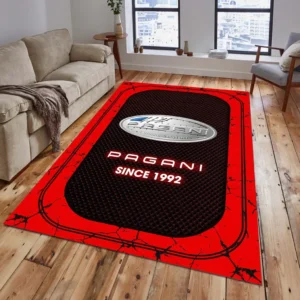 Pagani Rug, Gift For Pagani Lovers, Gift For Him, Husband, Boyfriend CAR15203142564 - Red