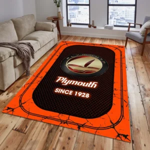 Plymouth Rug, Gift For Plymouth Lovers, Gift For Him, Husband, Boyfriend CAR15203142566 - Orange