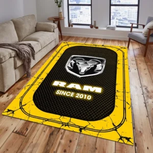 Ram Truck Rug, Gift For Ram Truck Lovers, Gift For Him, Husband, Boyfriend CAR15203142568 - Yelloư