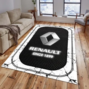 Renault Rug, Gift For Renault Lovers, Gift For Him, Husband, Boyfriend CAR15203142569 - White