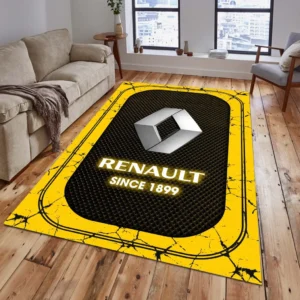 Renault Rug, Gift For Renault Lovers, Gift For Him, Husband, Boyfriend CAR15203142569 - Yelloư