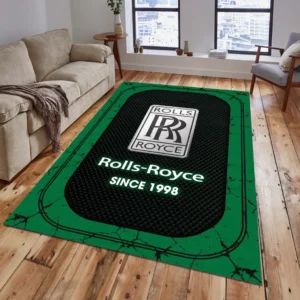 Rolls Royce Rug, Gift For Rolls Royce Lovers, Gift For Him, Husband, Boyfriend CAR15203142570 - Green