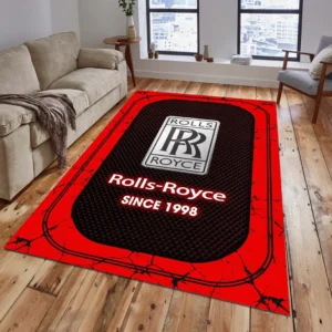 Rolls Royce Rug, Gift For Rolls Royce Lovers, Gift For Him, Husband, Boyfriend CAR15203142570 - Red