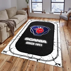 Scania Rug, Gift For Scania Lovers, Gift For Him, Husband, Boyfriend CAR15203142572 - White