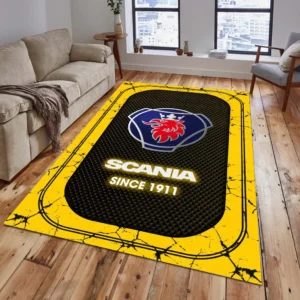 Scania Rug, Gift For Scania Lovers, Gift For Him, Husband, Boyfriend CAR15203142572 - Yelloư