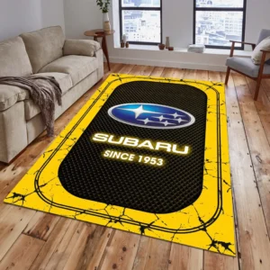 Subaru Rug, Gift For Subaru Lovers, Gift For Him, Husband, Boyfriend CAR15203142574 - Yelloư