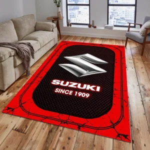 Suzuki Rug, Gift For Suzuki Lovers, Gift For Him, Husband, Boyfriend CAR15203142575 - Red