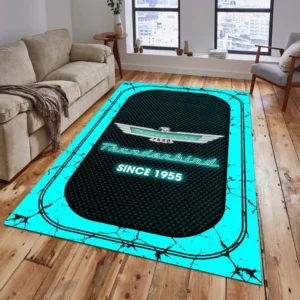 Thunderbird Rug, Gift For Thunderbird Lovers, Gift For Him, Husband, Boyfriend CAR15203142578 - Cyan