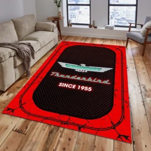 Thunderbird Rug, Gift For Thunderbird Lovers, Gift For Him, Husband, Boyfriend CAR15203142578 - Red