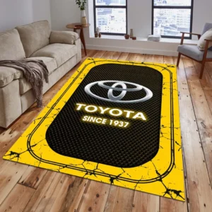 Toyota Rug, Gift For Toyota Lovers, Gift For Him, Husband, Boyfriend CAR15203142579 - Yelloư