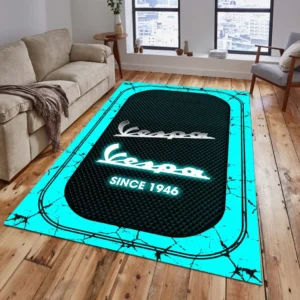 Vespa Rug, Gift For Vespa Lovers, Gift For Him, Husband, Boyfriend CAR15203142582 - Cyan
