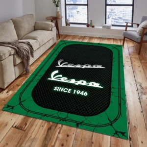 Vespa Rug, Gift For Vespa Lovers, Gift For Him, Husband, Boyfriend CAR15203142582 - Green