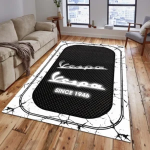 Vespa Rug, Gift For Vespa Lovers, Gift For Him, Husband, Boyfriend CAR15203142582 - White