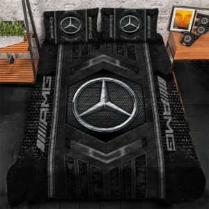 Mercedes AMG Bedding Set, Gift For Mercedes AMG Lovers, Gift For Him, Husband, Boyfriend CAR1790317002 - Grey