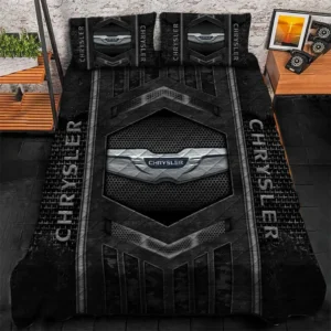 Chrysler Bedding Set, Gift For Chrysler Lovers, Gift For Him, Husband, Boyfriend CAR1790317013 - Grey